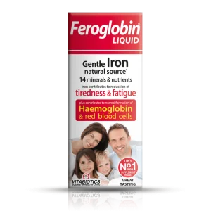 شربت Feroglobin ویتابیوتیکس | نسخه اورجینال UK مکمل آهن ملایم برای خون‌سازی
